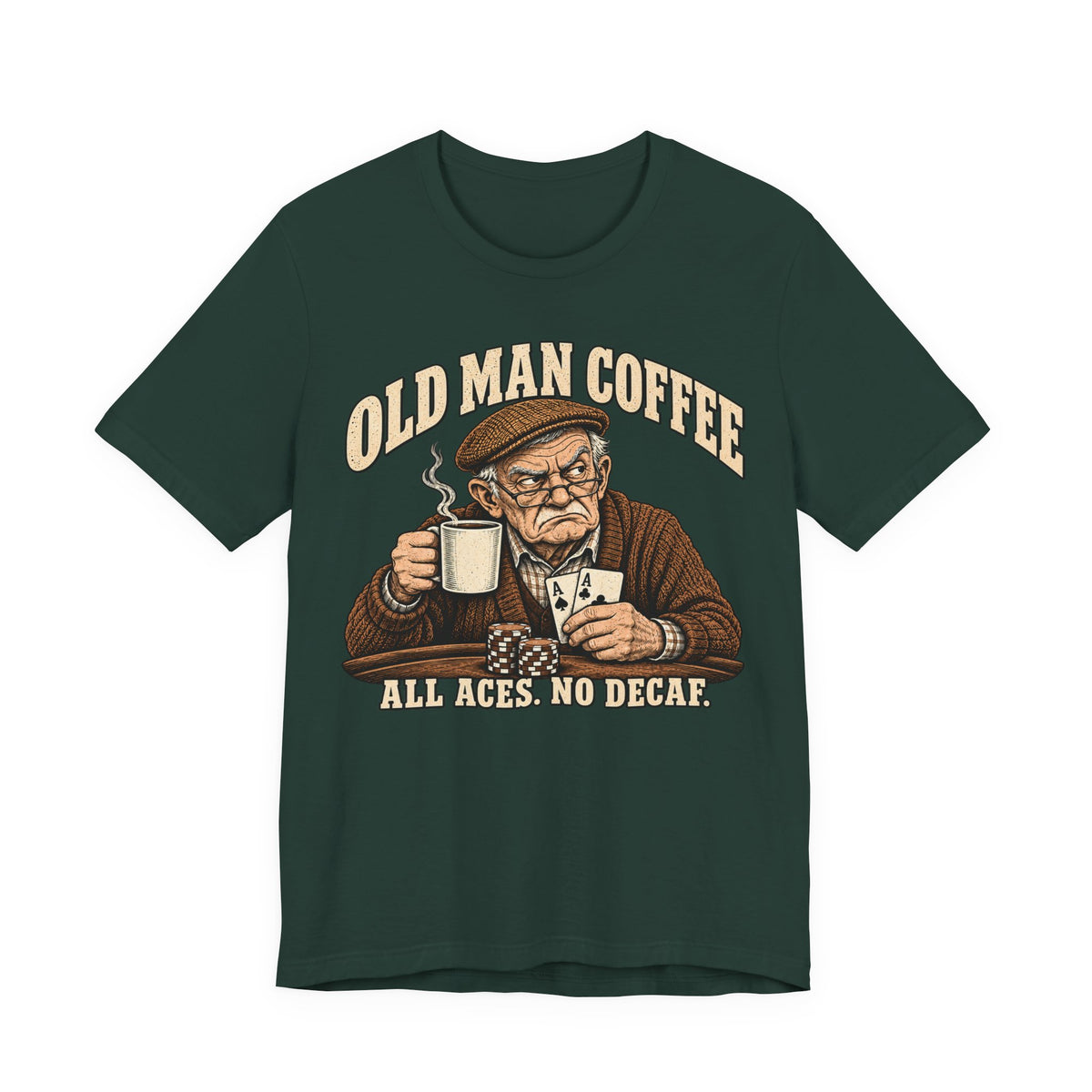 Old Man Coffee Tee