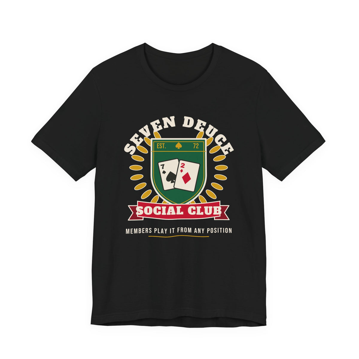 Seven Deuce Social Club Funny Poker Shirt – 7-2 Offsuit Tee